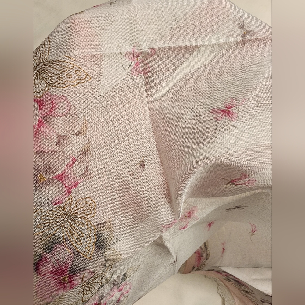 Nina Ricci Pink Floral Lace Handkerchief - NEW WITH STICKER JAPAN Exclusive - Picture 11 of 13